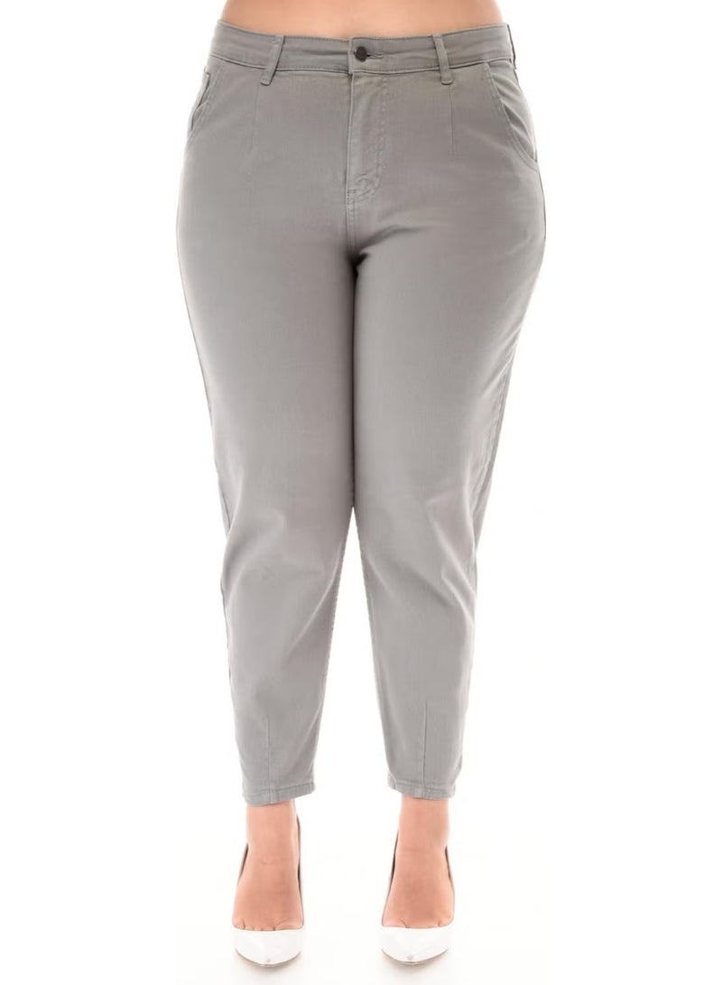 Cedy Denim جينز موم بليت بحجم زائد للنساء C600 - Image 3